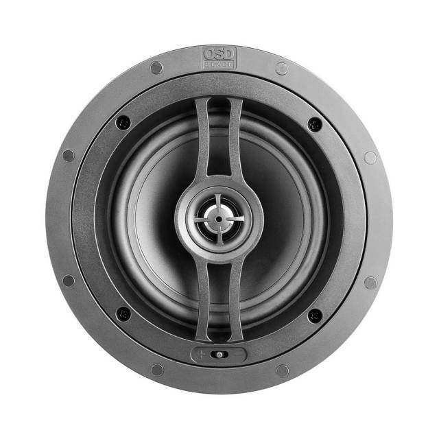 OSD R82SM Audio Black Series 8" Weather-Resistant Shallow Mount In-Ceiling Speaker (Single)