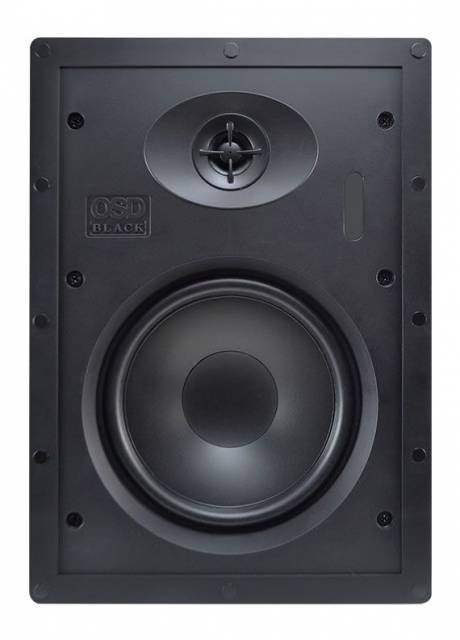 OSD T61 Black Series 6.5" In-Wall Speakers with a 1/2" Soild Soft Dome Tweeter (Pair)